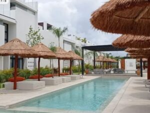 Desarrollo residencial con alberca y gym en Tulum