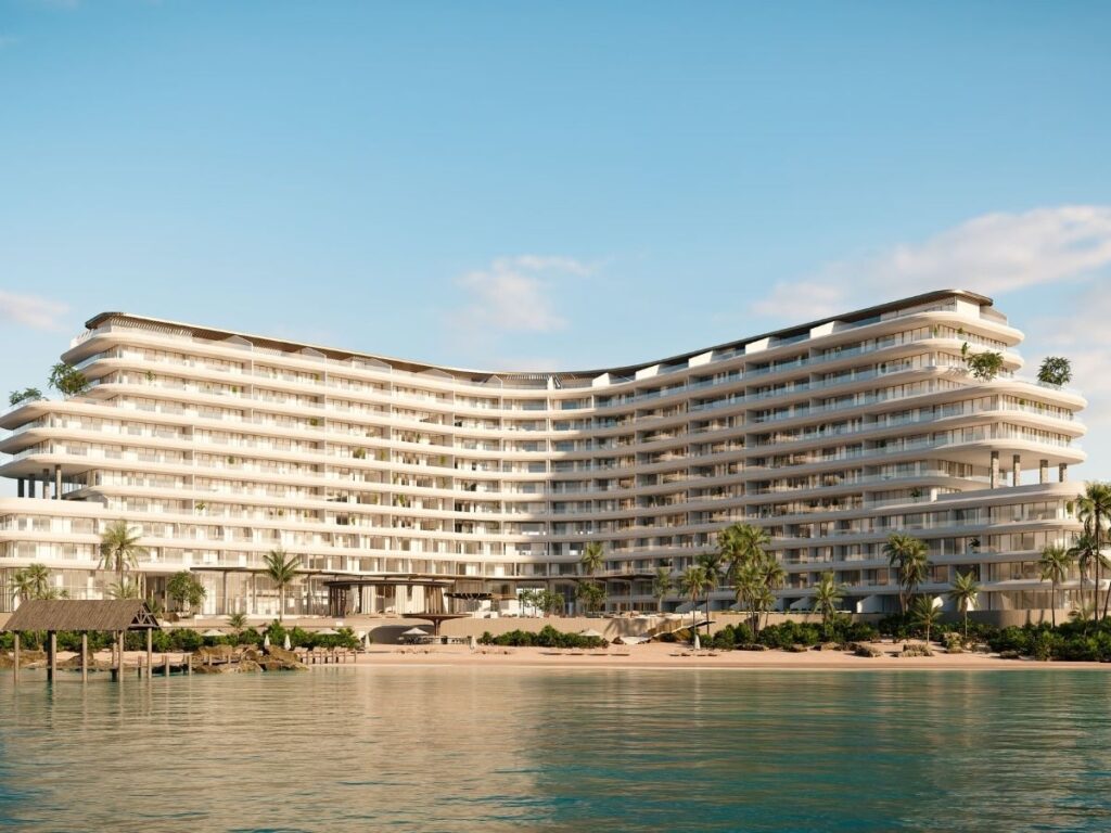 Condominio de lujo en St Regis Cancún con playa, con terraza amplia y espectacular vista al mar