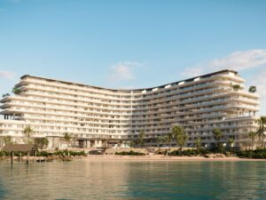Condominio de lujo en St Regis Cancún con playa, con terraza amplia y espectacular vista al mar